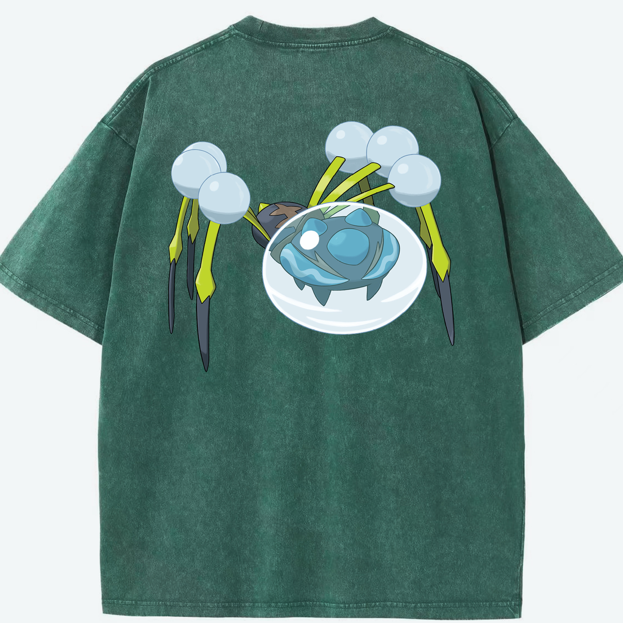 （画像用） ポケットモンスター Pokémon 綿100% ヴィンテージ風 半袖Tシャツ（背面プリント）